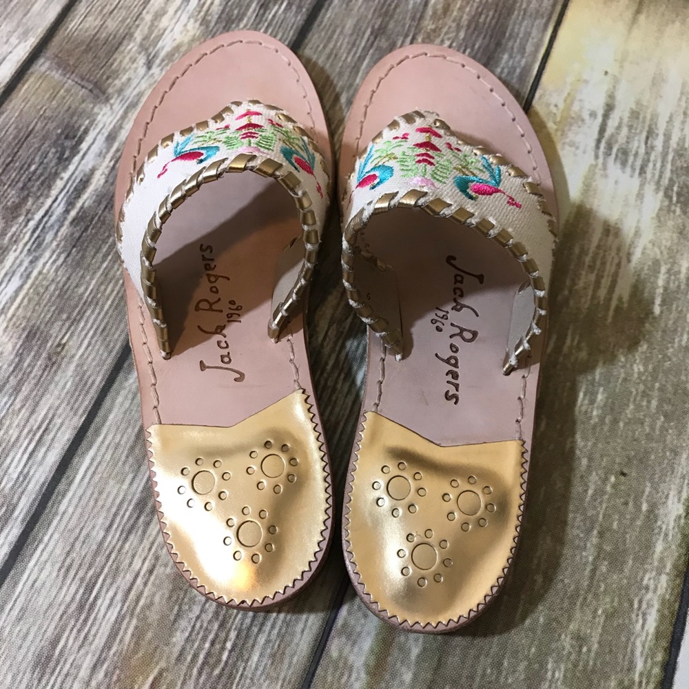 Jack Rogers Parrot Sandals NWOT - Picture 2 of 5